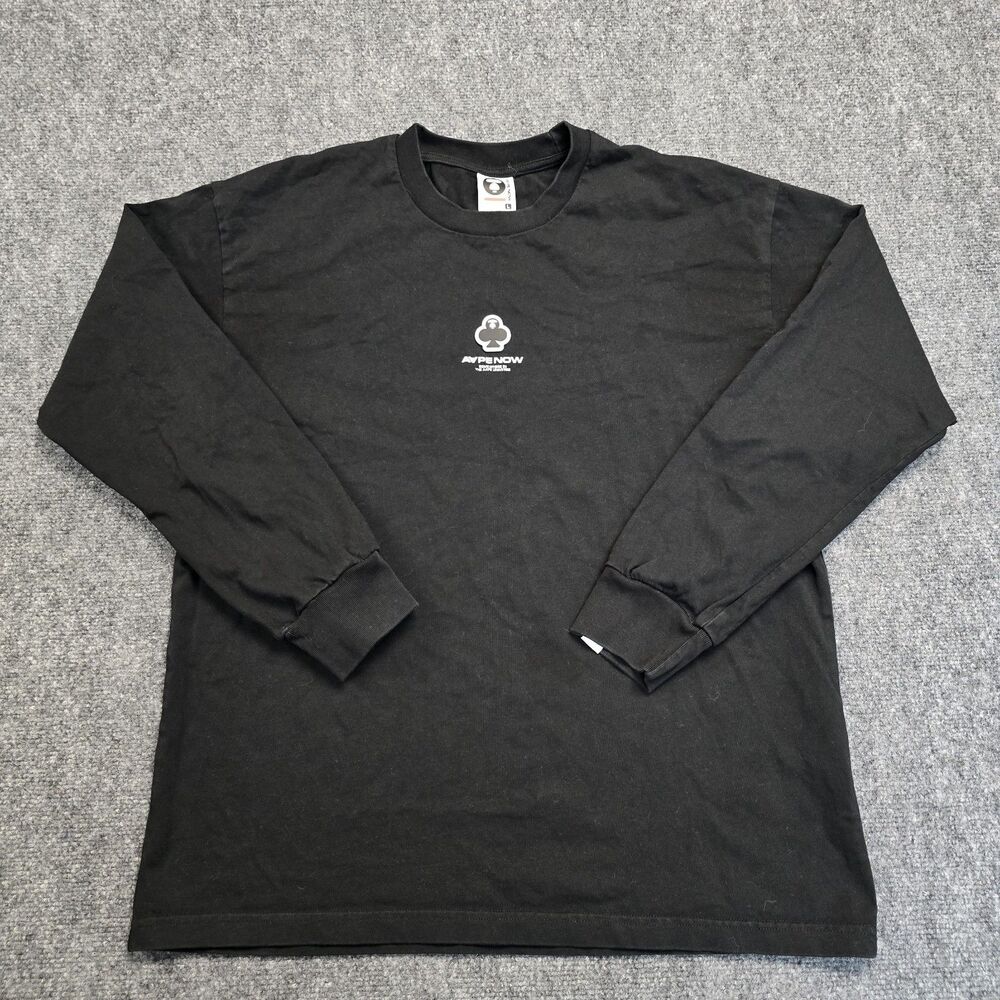 Aape By A Bathing Ape Aape Head Clud Long Sleeve T-Shirt Men’s Size large